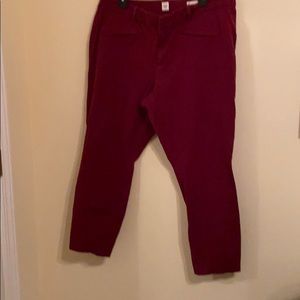 Gap berry curvy skinny ankle pant